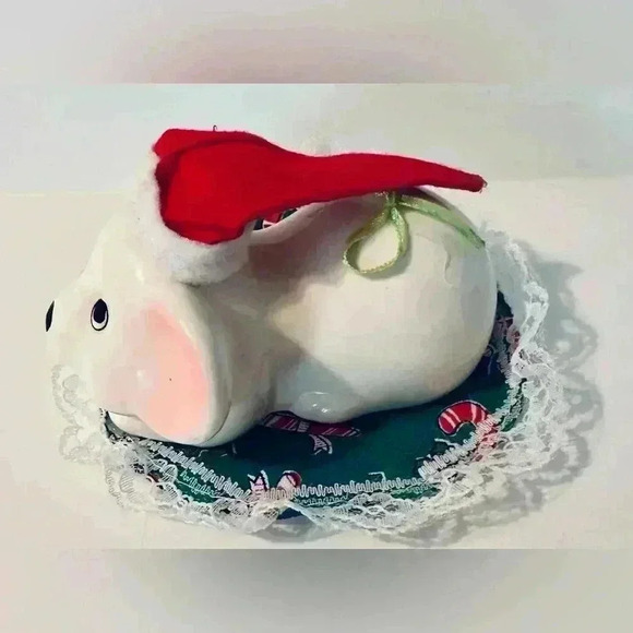 Vintage 1992 “Mouse On Pillow” Santa’s Design figurine. Brand new in box. - Picture 4 of 11